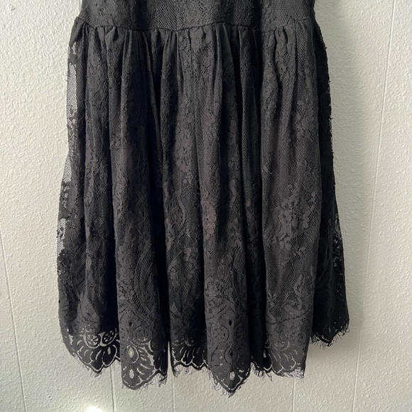 Free People Womens Mini Dress 2 Lace Witchy Fairygoth Whimsigoth Party Cocktail - Picture 6 of 15